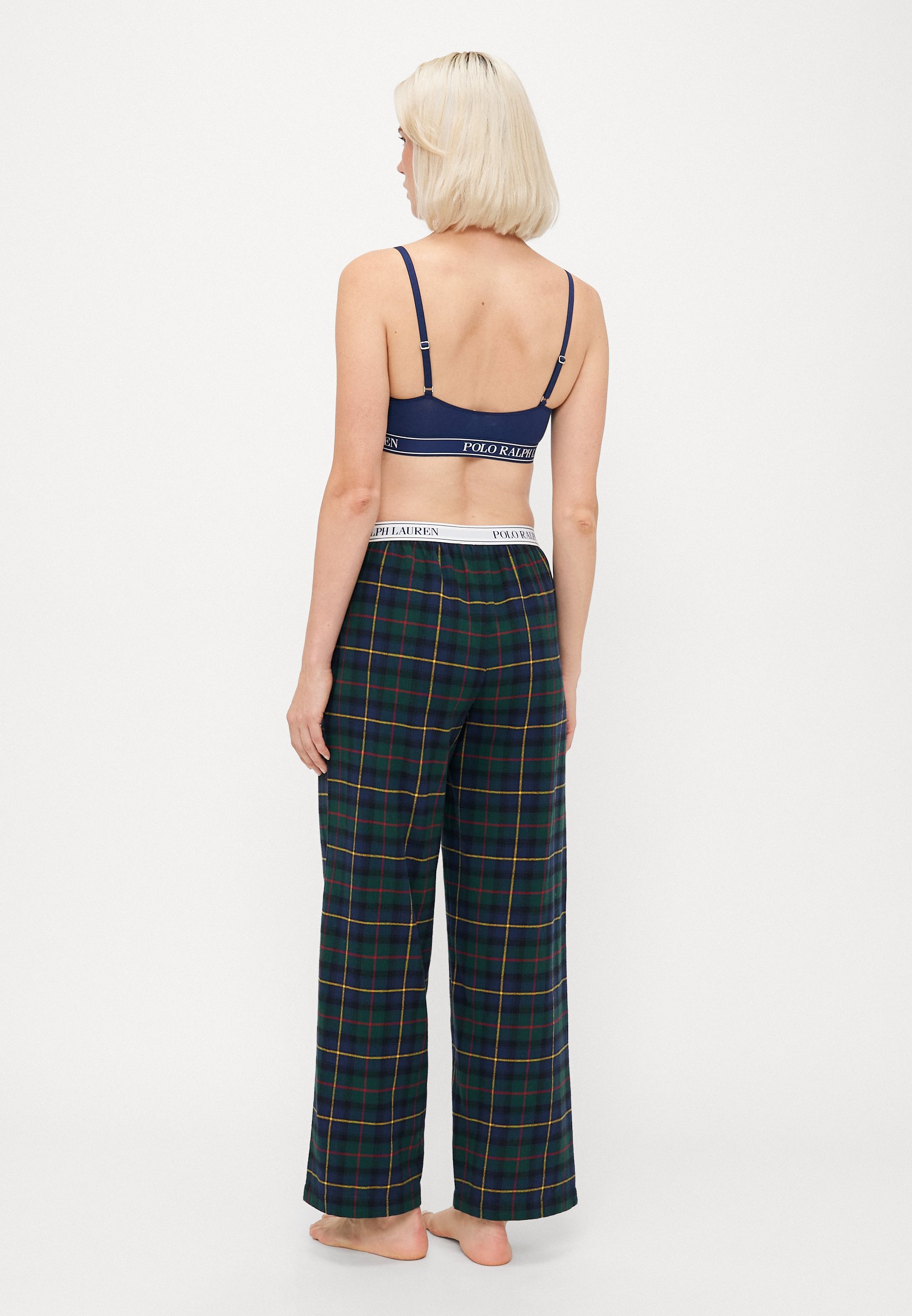 Polo Ralph Lauren SLEEP PANTS - Pyjama bottoms - dark green/dark