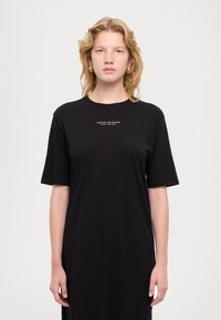 Armani Exchange VESTITO - Jerseyklänning - black