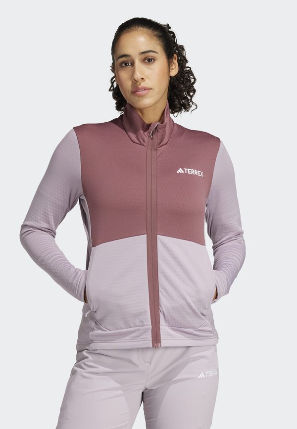 Fleece jacket - preloved figquiet crimson