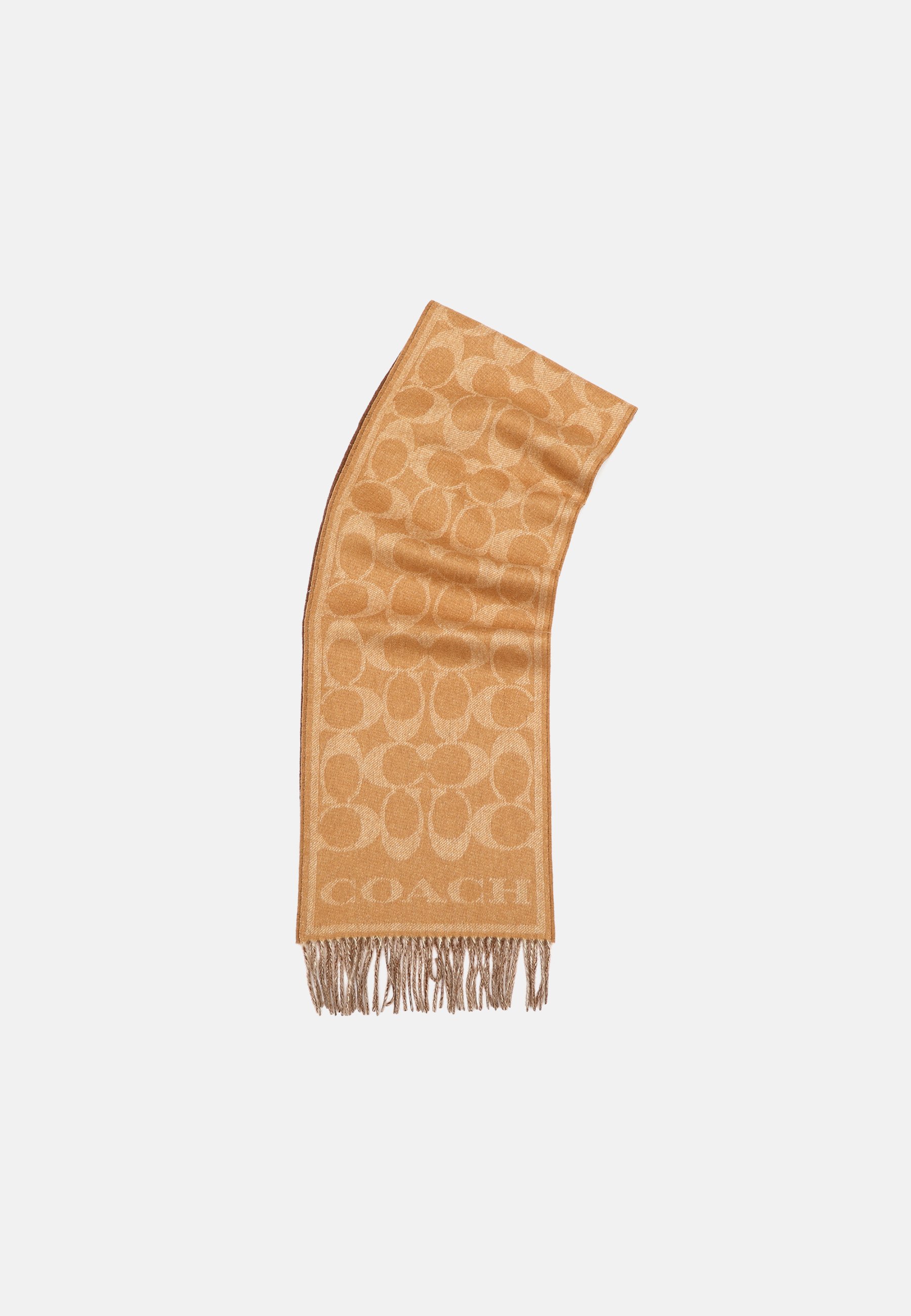 COACH SIGNATURE REVERSIBLE - Scarf - medium beige/beige - Zalando