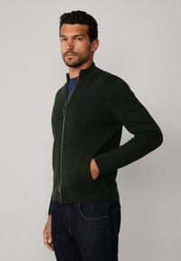 Hackett London Kardigán - hunter green