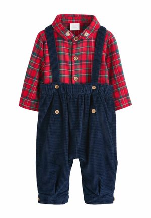 REGULAR FIT -SET - Pantalones - red check
