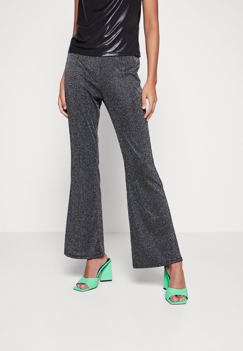 Monki Tygbyxor - black