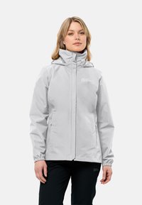 Jack Wolfskin STORMY POINT 2L JACKET - Hardshell jacket - cool grey