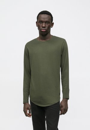Jack & Jones JJENOA TEE O NECK - Hosszú ujjú felső - forest night