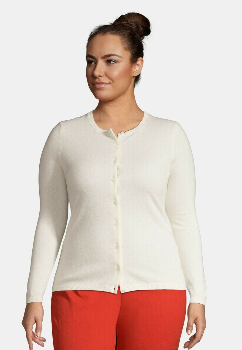 LANDS' END Cardigan fresh ivory/beige Zalando.it