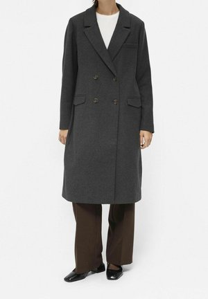 Manteau classique - mottled dark grey