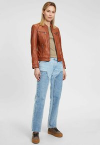 Mauritius MWJANKA - Lederjacke - cognac