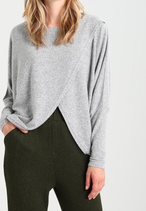 Pullover - mottled grey