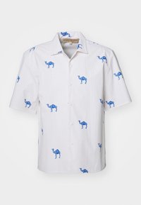 CAMEL REPEATE UNISEX - Blusa - white/blue