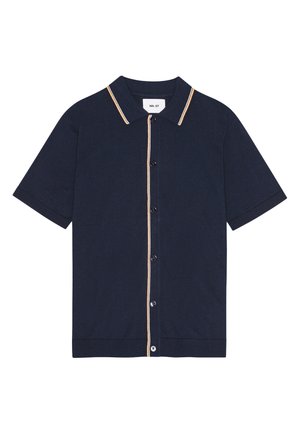 NN.07 NOLAN  - Print T-shirt - navy blue