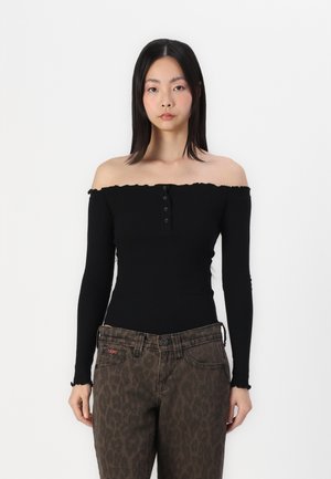 MOLANI OFF SHOULDER  - Top s dlhým rukávom - black
