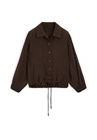 FLOWING - Bomber Jacket - dark brown