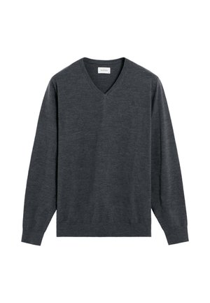 CLASSIC V NECK - Jersey de punto - greyish blue