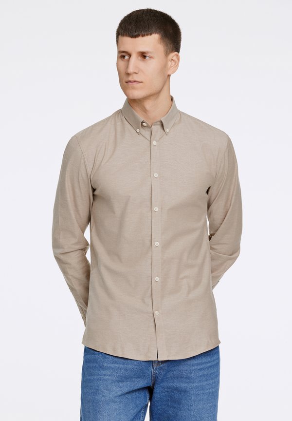 OXFORD SUPERFLEX - Hemd - lt stone mix