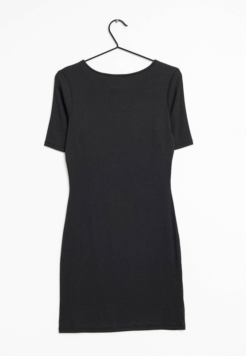 mango ribbed jersey dress - black Petit Bebe Cotton Knits
