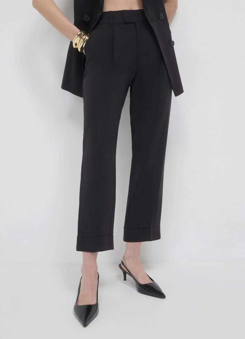 Calliope PANTALONE - Stoffhose - ultrablack