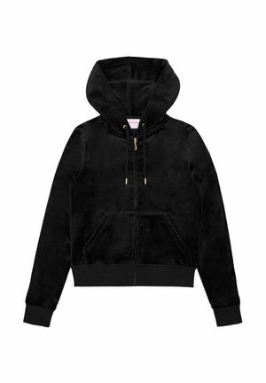 Juicy Couture DACH ADDISON HOODIE - Zip-up sweatshirt - black