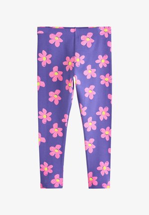 Next, REGULAR FIT - LEGGINGS . - Leggings - Trousers - purple pink flower