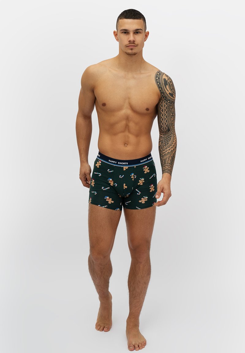Happy Shorts Boxer Uomo Colorati – 100% Cotone Con Inserti In Jersey – Taglie S-XXL