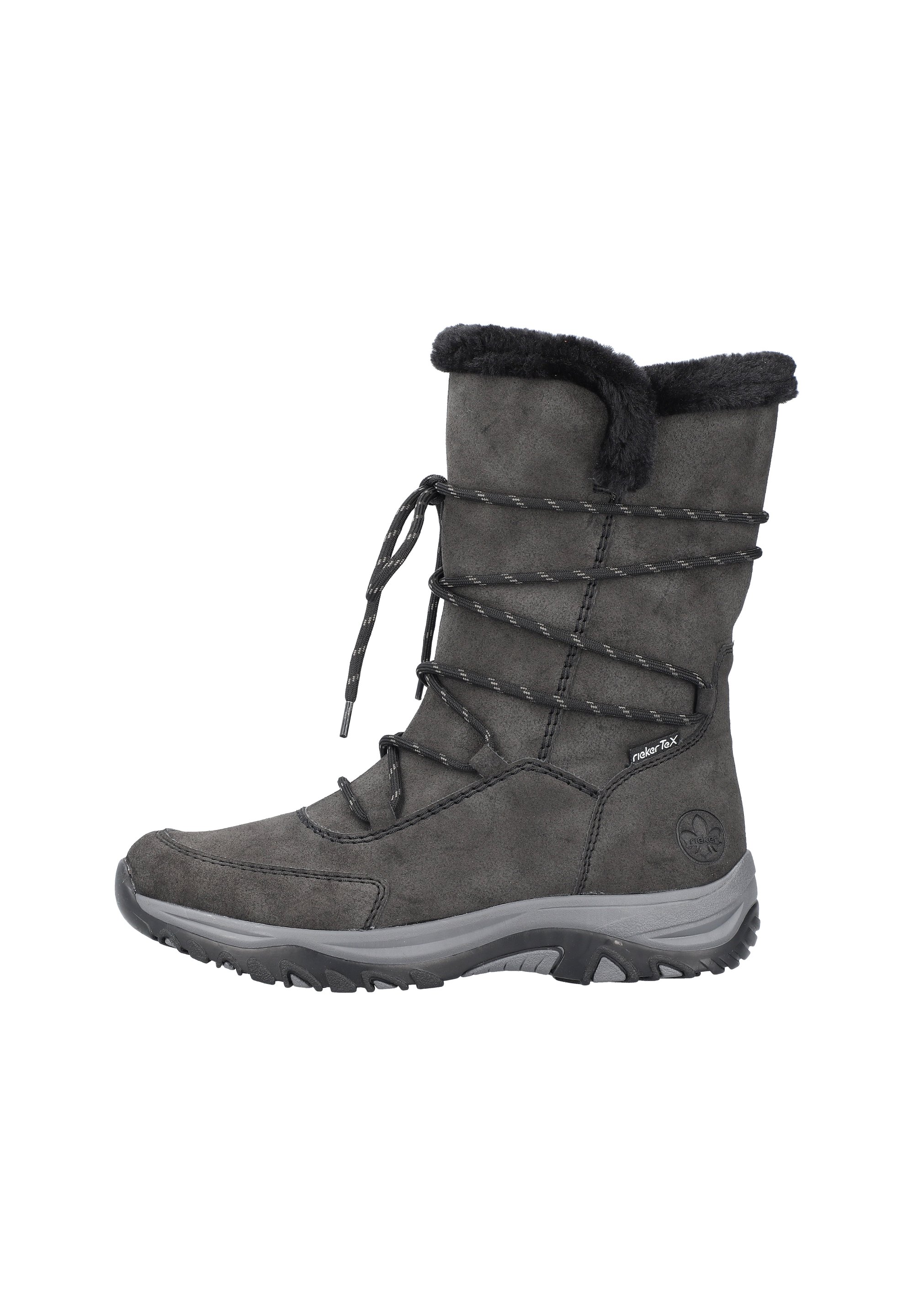 Rieker donna stivaletto TEX foderato grigio Stivaletti