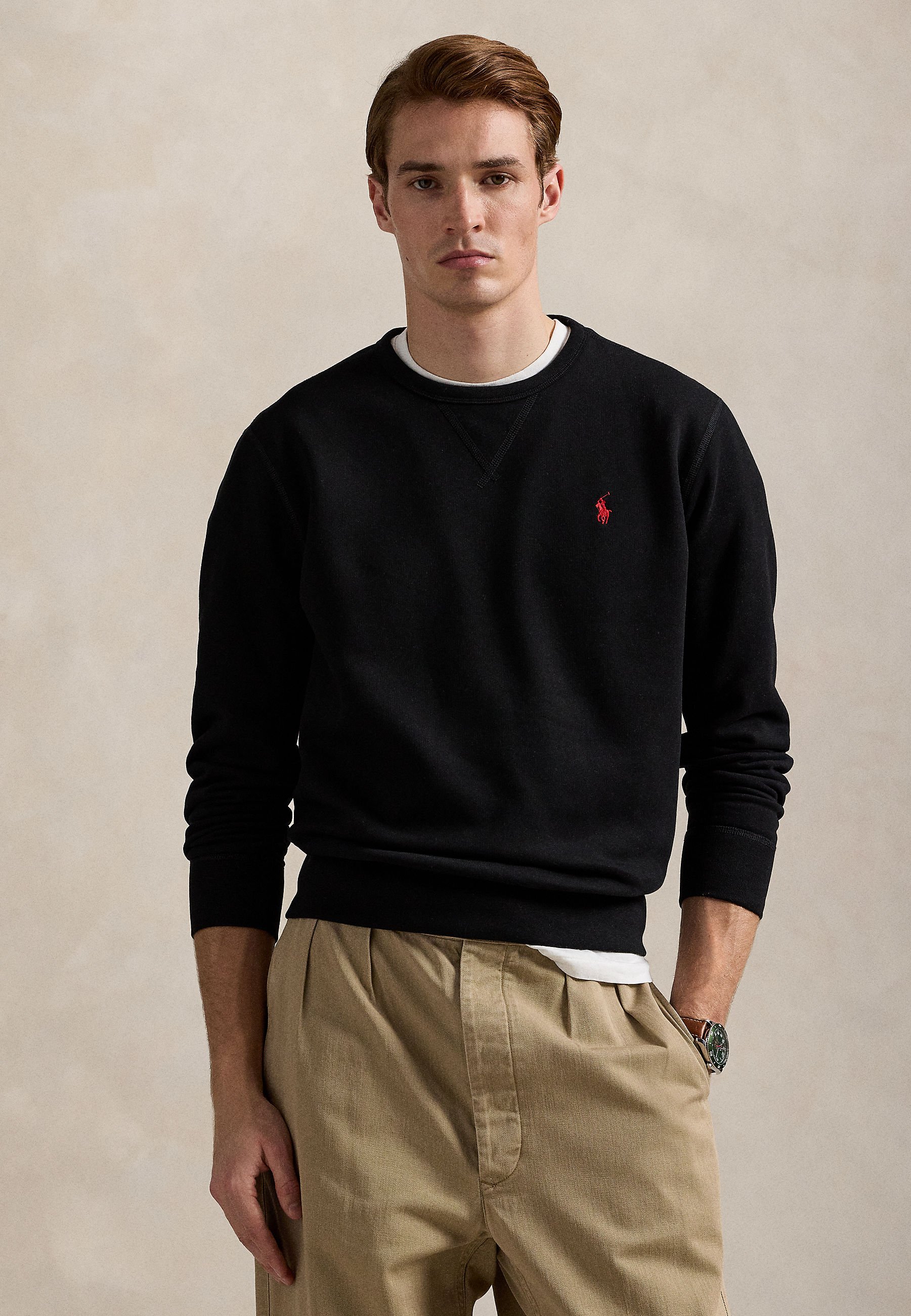 Polo Ralph Lauren THE RL FLEECE SWEATSHIRT - Sweatshirt - black