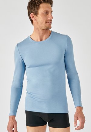 DOUBLE FACE MANCHES LONGUES  - Unterhemd/-shirt - bleu grisé