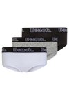 3 PACK - Slip - black/grey/white