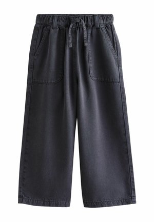 Next, REGULAR FIT - PULLON WIDE LEG TROUSERS  . - Wide Leg - charcoal grey