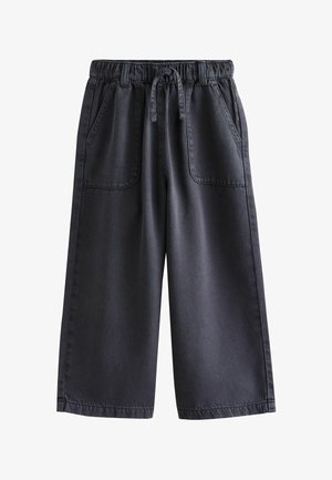 Next, REGULAR FIT - PULLON WIDE LEG TROUSERS . - Wide leg - charcoal grey