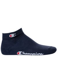 Champion UNISEX 3 PAAR - QUARTER BASIC - Socken - blau weiß grau