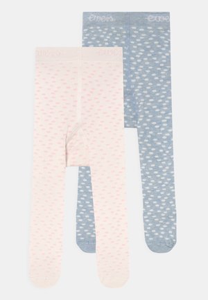 Ewers DOTS 2 PACK UNISEX - Tights - light blue