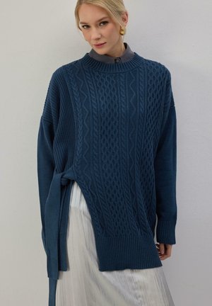 SIDE-TIE  - Jersey de punto - indigo