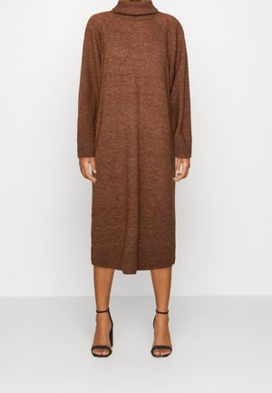 Gebreide jurk - brown