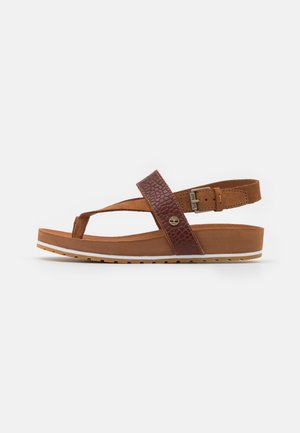 MALIBU WAVES THONG - Zehentrenner - medium brown