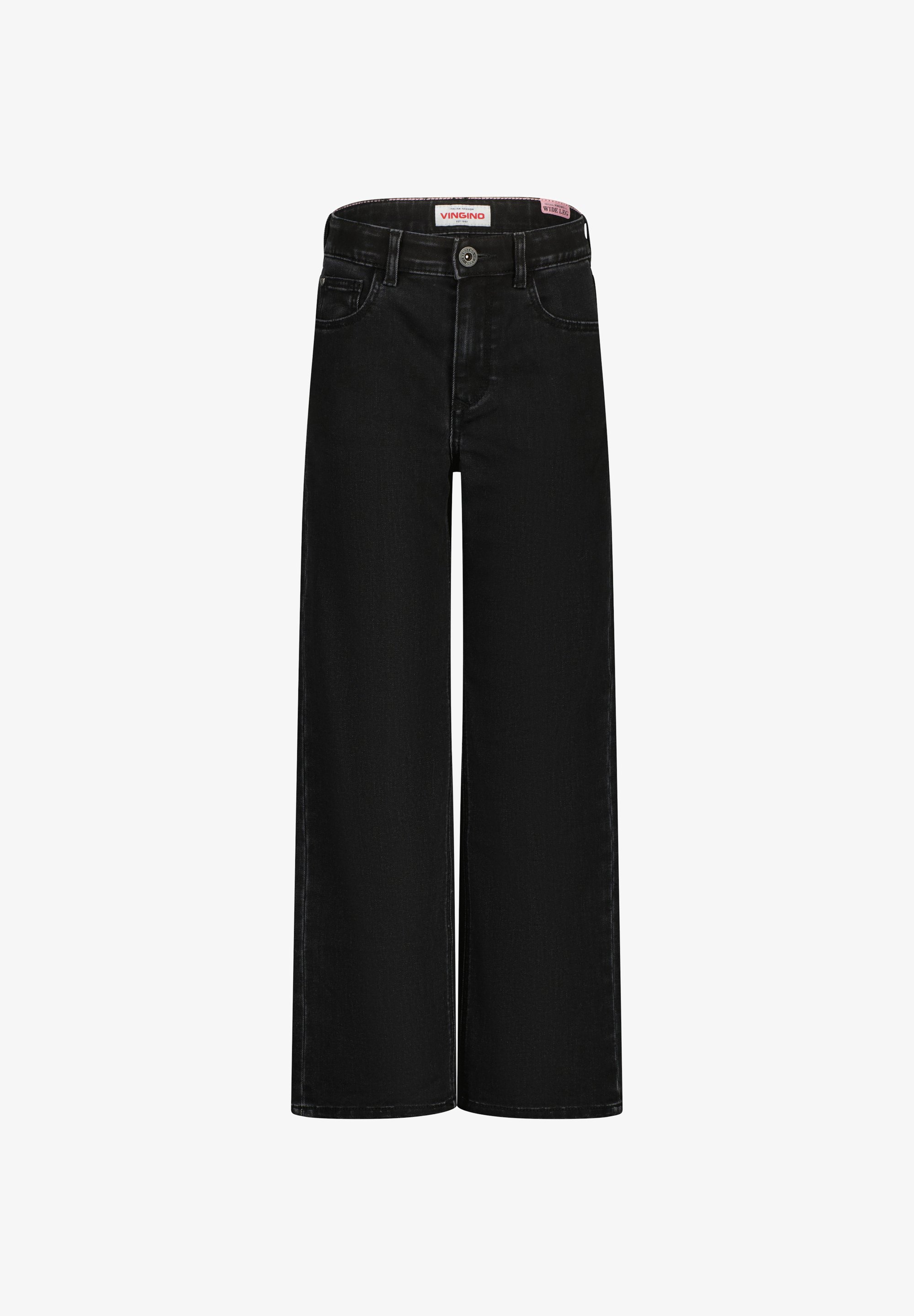 Hotel Kalinga Pantalon Cargo Noir Jennyfer Wide Leg Jean Culotte