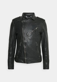 GMMALIC SF STUV - Casaco de couro - anthracite