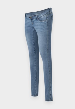 MAMALICIOUS MLAUKIE - Vaqueros pitillo - medium blue denim