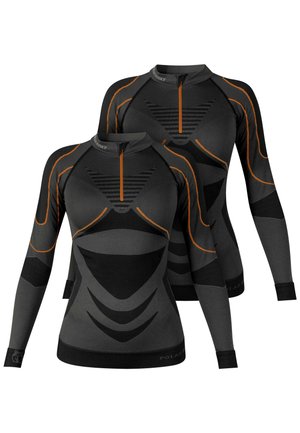 2-PACK FUNKTIONSUNTER LANGARM SKI - Unterhemd/-shirt - orange