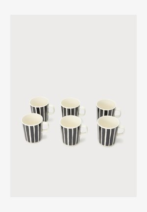 Marimekko, OIVA 6 PACK - Tazza - white/black