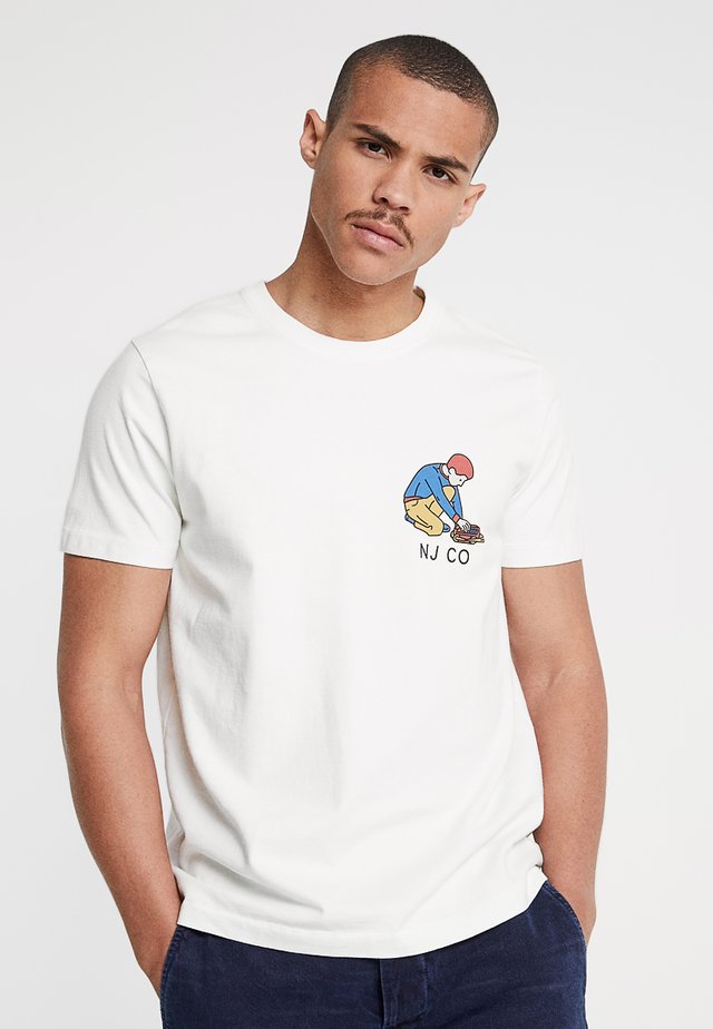 ROY - Camiseta estampada - offwhite