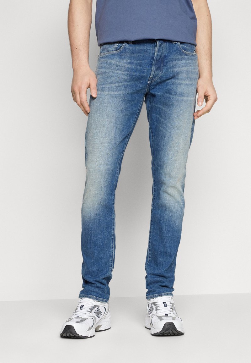 G-Star - 3301 SLIM - Slim fit jeans - worn in erosion, Vergroten