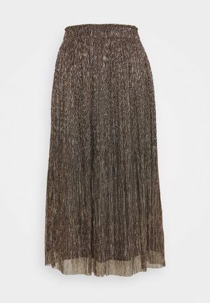 Falda acampanada - gold-coloured