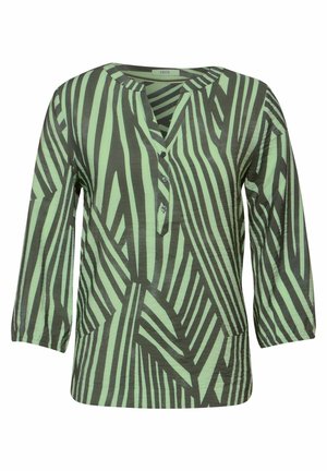 Cecil, MIT STREIFEN - Blouse - grün