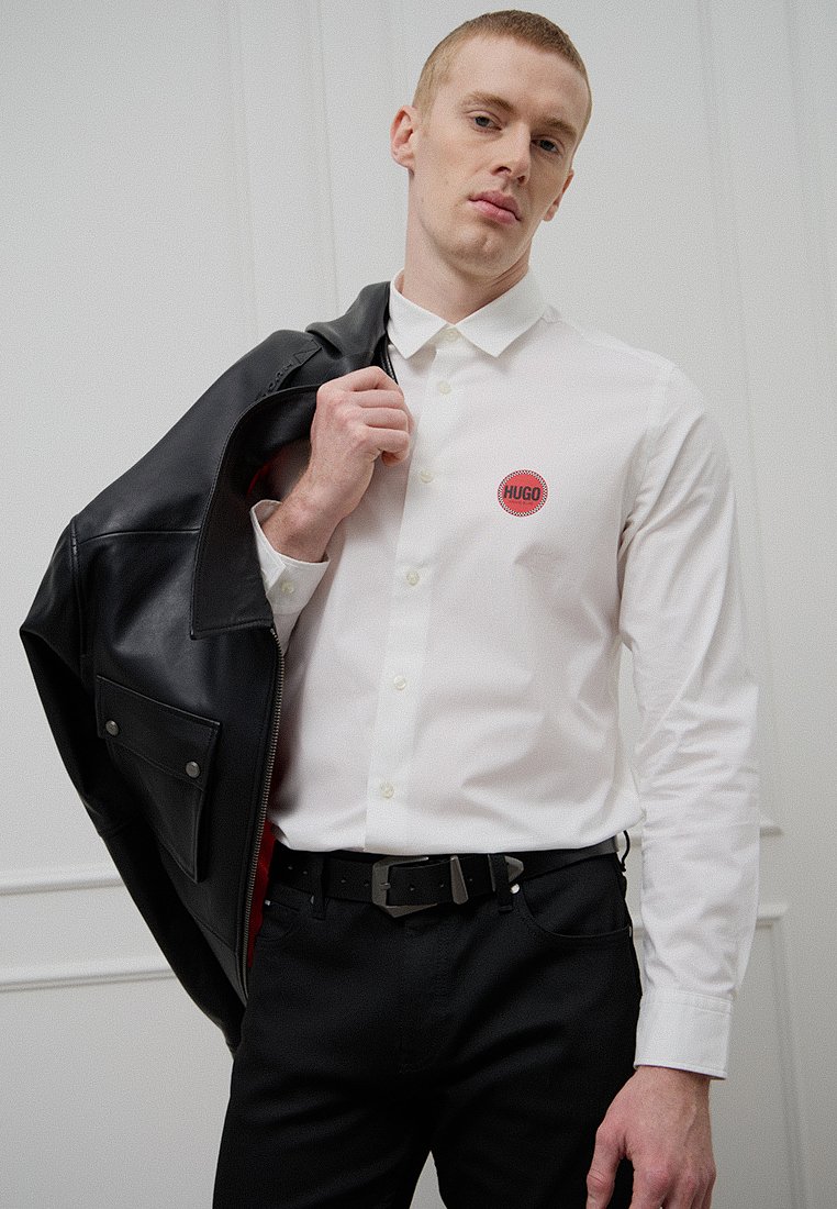 HUGO Overhemd wit
