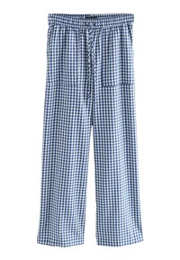 PULL ON GINGHAM - Püksid - blue