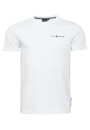 LOGO BOWMAN - Jednoduché tričko - storm white