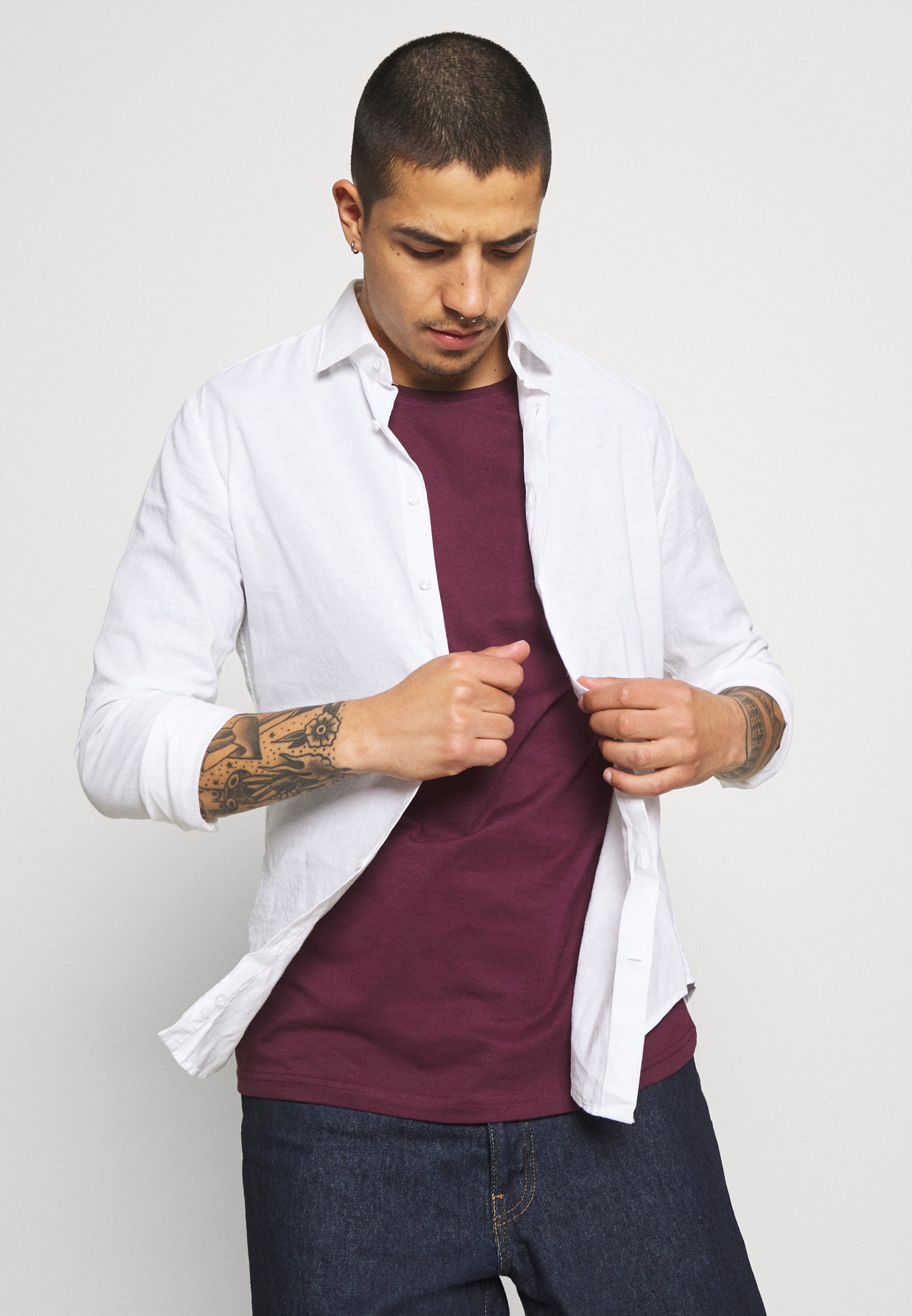 Men JERMANE 3 PACK - Basic T-shirt Men JERMANE 3 PACK - Basic T-shirt