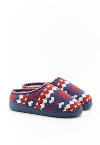 Damart Pantuflas - marine jacquard