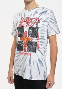 Paradiso Clothing SLAYER QUAD SEASONS BAND LOGO - Print T-shirt - white